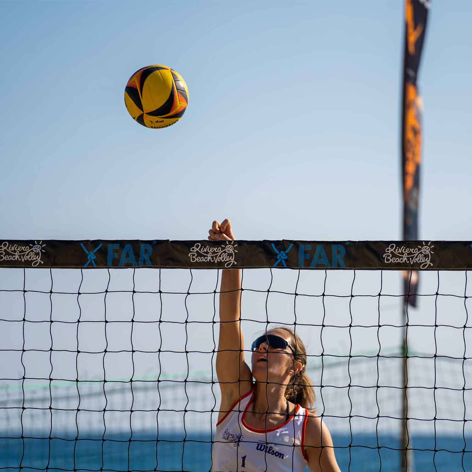 Netze für Beach-Volleyball, Strandtennis und Strandfußball