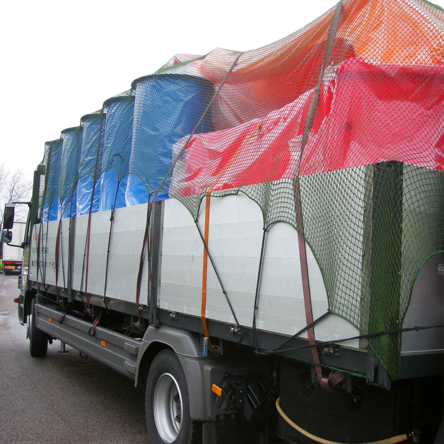 Nets and truck covering sheets