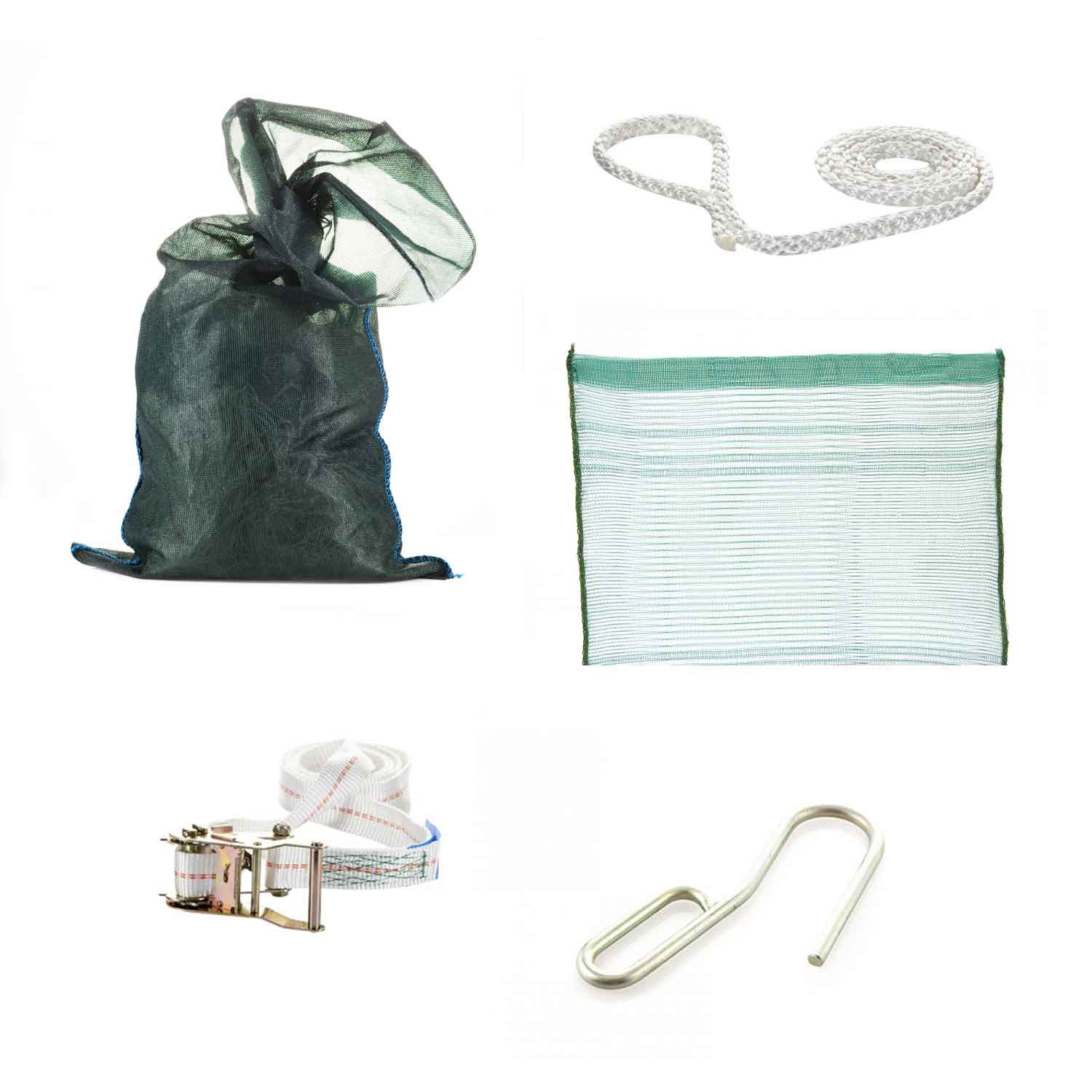 Accessories for fall protection nets