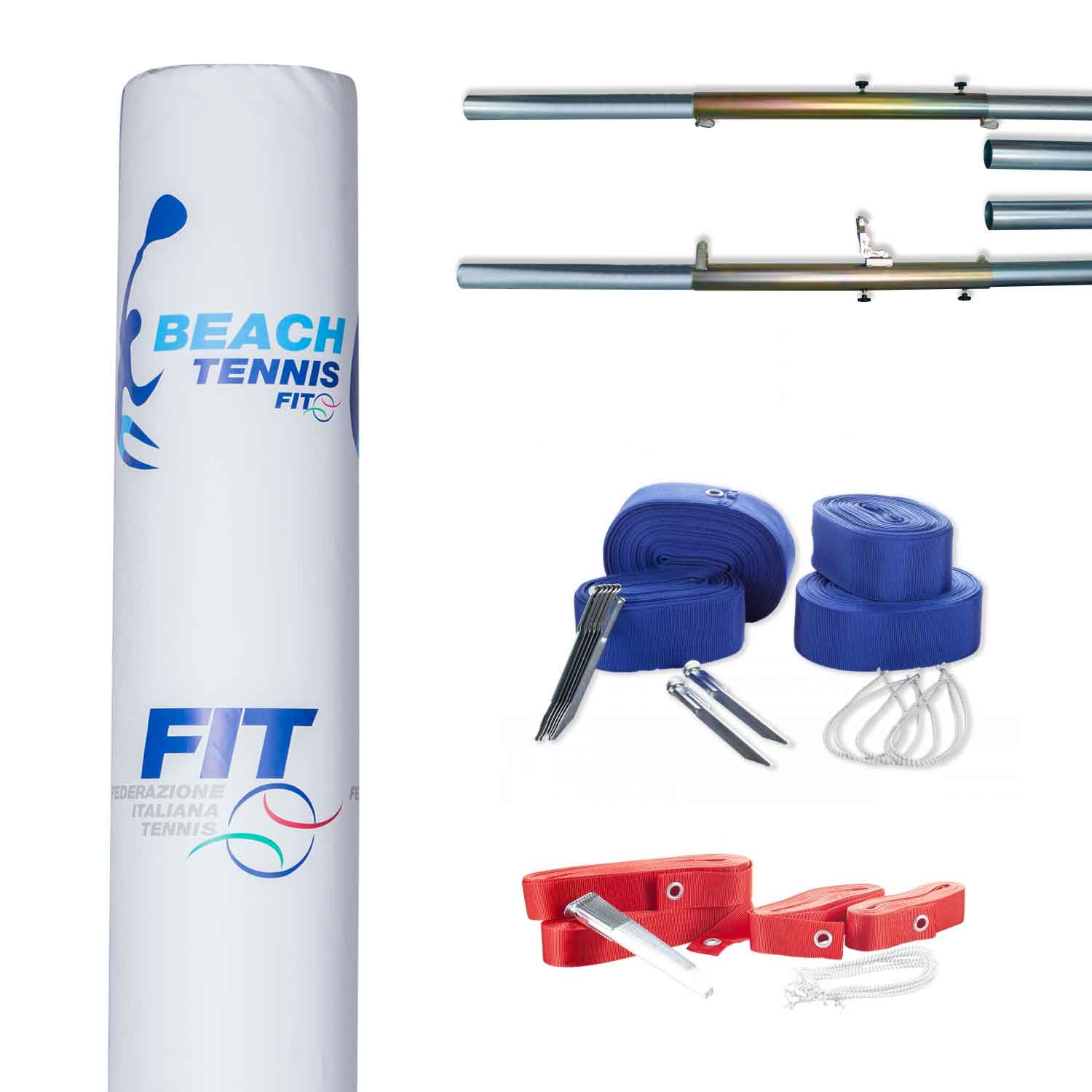 Beach volleyball and beach tennis equipments