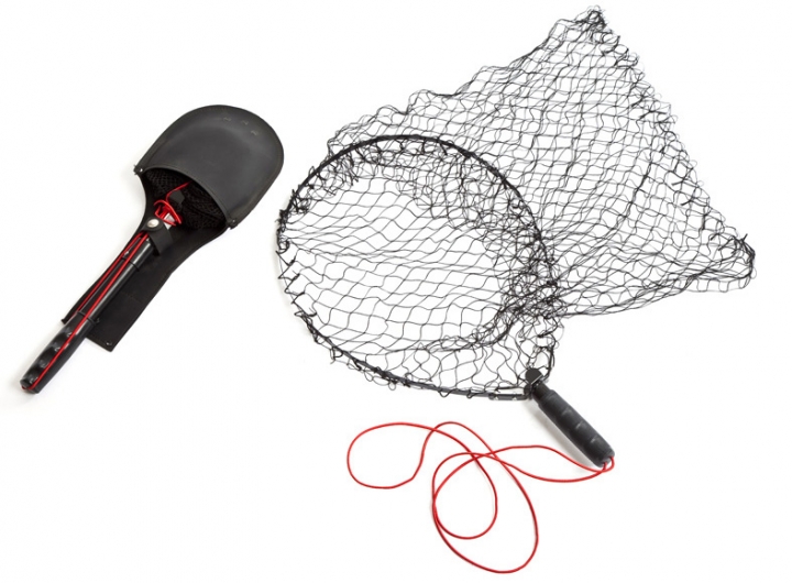 Trout landing net, foldable