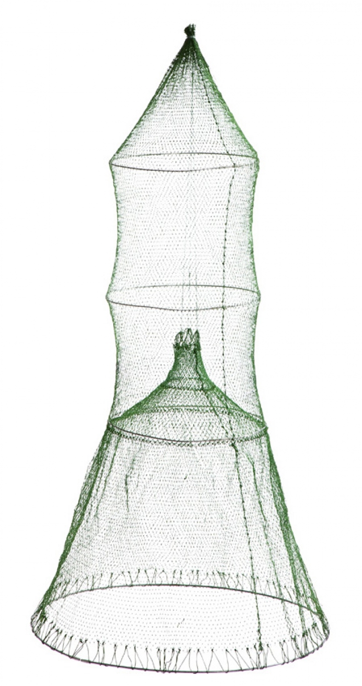 Nasse avec un piège fait avec filet en Nylon