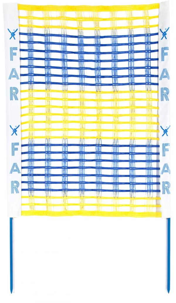 Barrier fence (mounted on fibreglass poles)