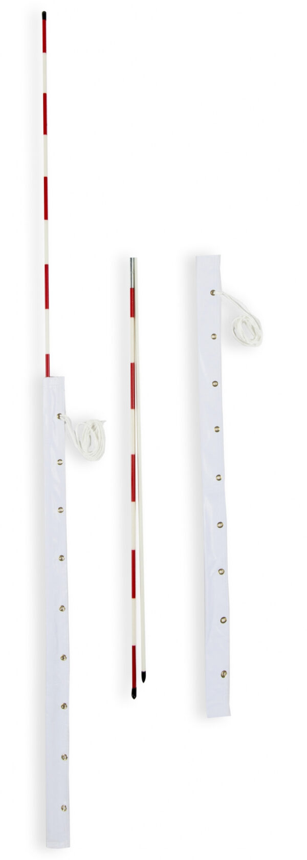Removable antennas for volleyball nets