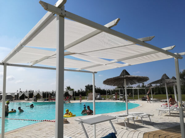 Shade canvas "extra white", height 2,00m - Image 2