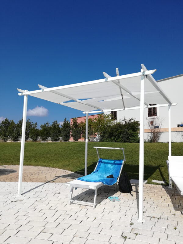 Shade canvas "extra white", height 4,00m - Image 3