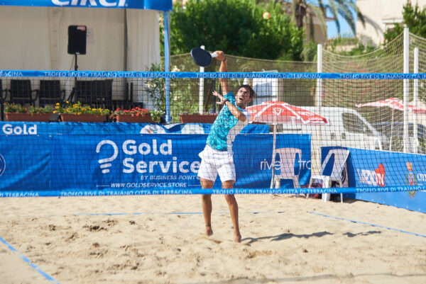 Beach tennis net "Extra" with customized printing