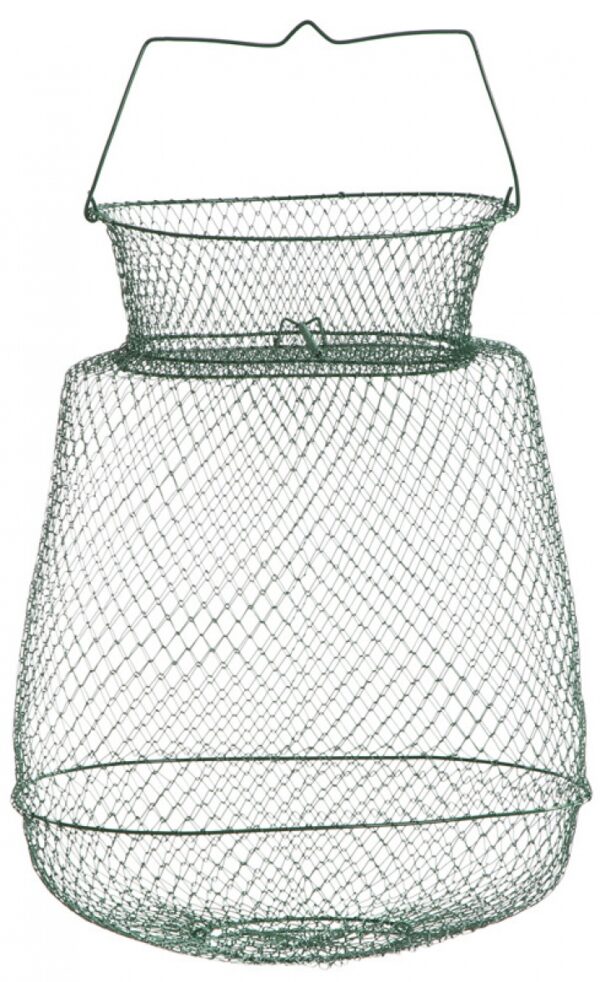 Oval basket with neck