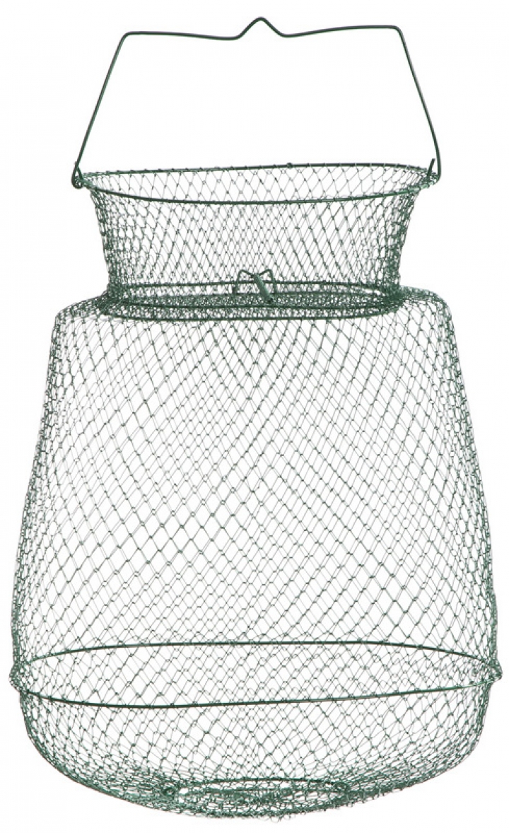 Oval basket with neck